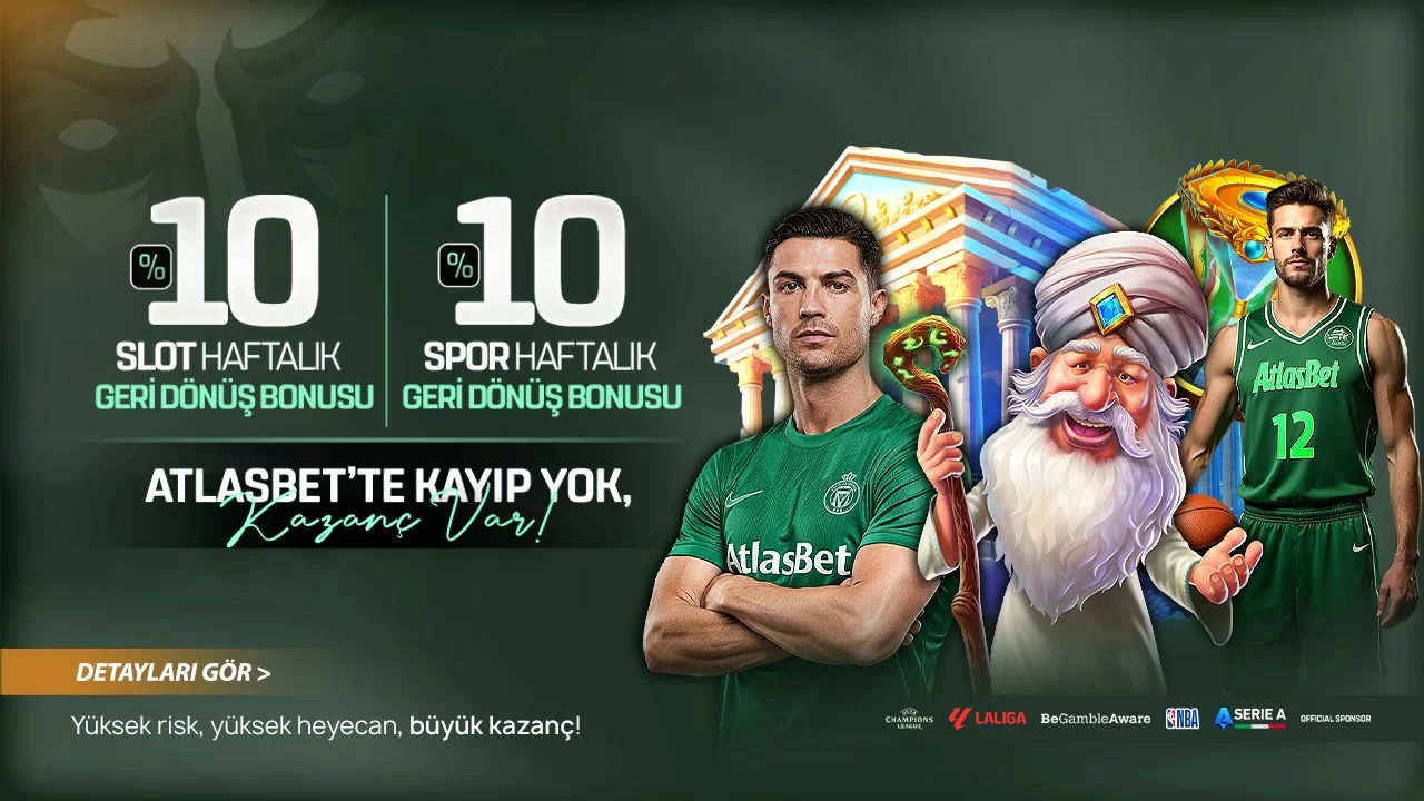 %10 CASİNO VE SPOR HAFTALIK GERİ DÖNÜŞ BONUSU