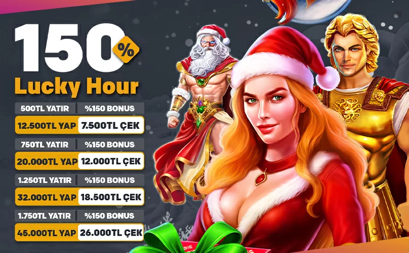 LUCKY HOUR %150